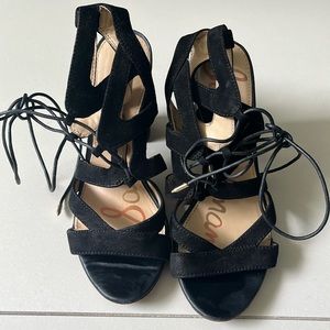 Black Sam Edelman Yardley Suede Heels